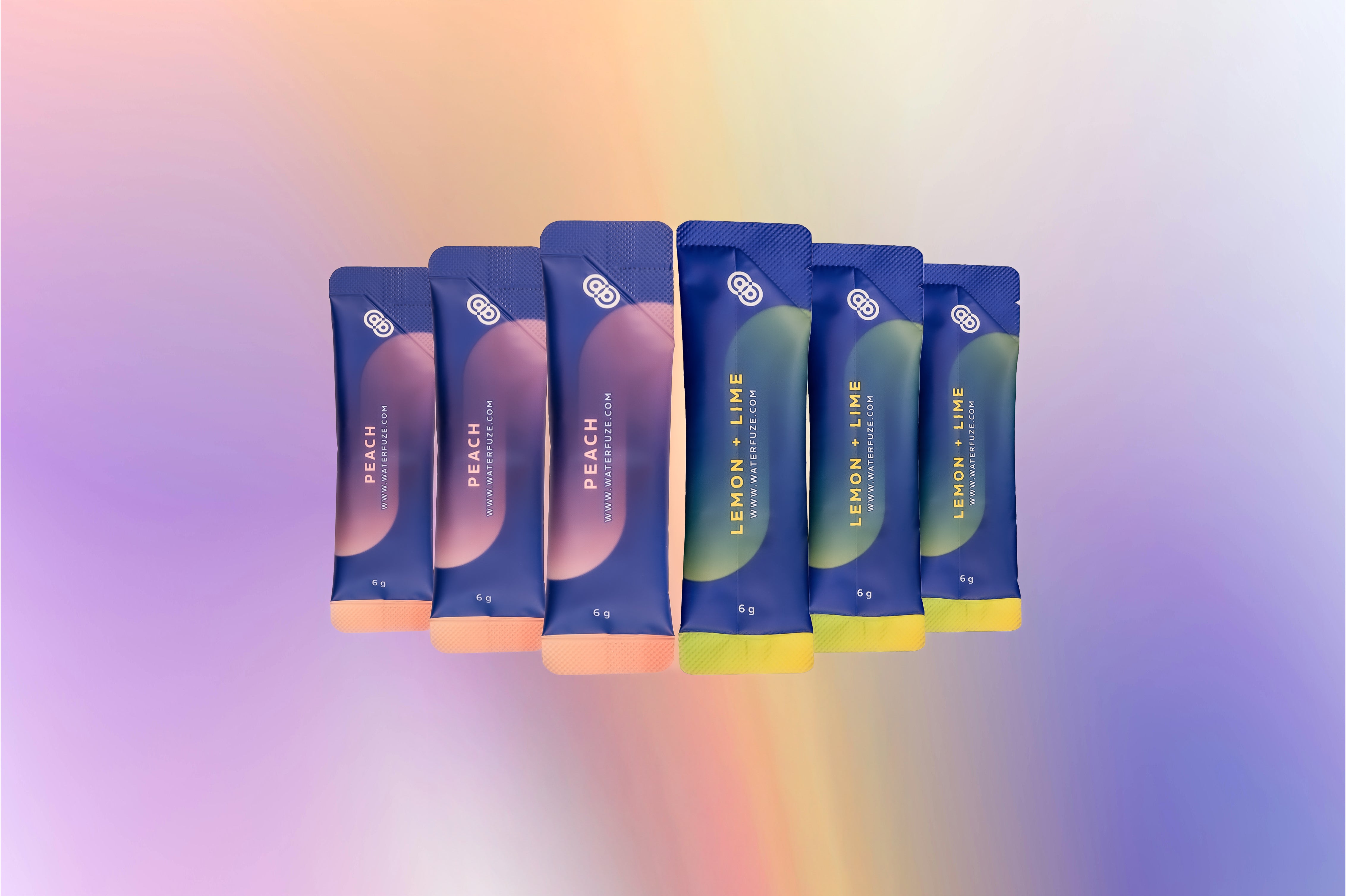 🍋🍑 1x Lemon & Lime & 1x Peach Electrolytes • 60 Powder Sticks